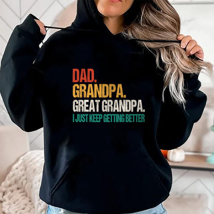 Best Grandpa Shirt, Proud Grandpa Unisex T-Shirt/Hoodie/Sweatshirt HLT00 - Dad Grandpa Great Grandpa Fathers Day For Great Grandfather T-Shirt
