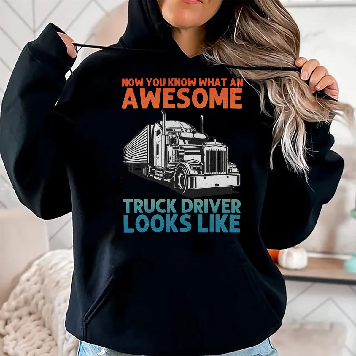 Best Truck Driver Life Shirt, Funny Trucker UnisexT-Shirt/Hoodie/Sweatshirt HLT00 - Truck Driver Art for Men Women Truck Driver Trucking Trucker T-Shirt