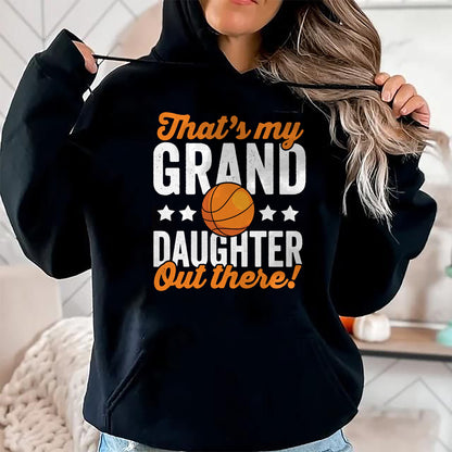 Best Grandpa Shirt, Proud Grandpa Unisex T-Shirt/Hoodie/Sweatshirt HLT00 -Basketball Player Grandma Grandpa Basketball Granddaughter Long Sleeve T-Shirt