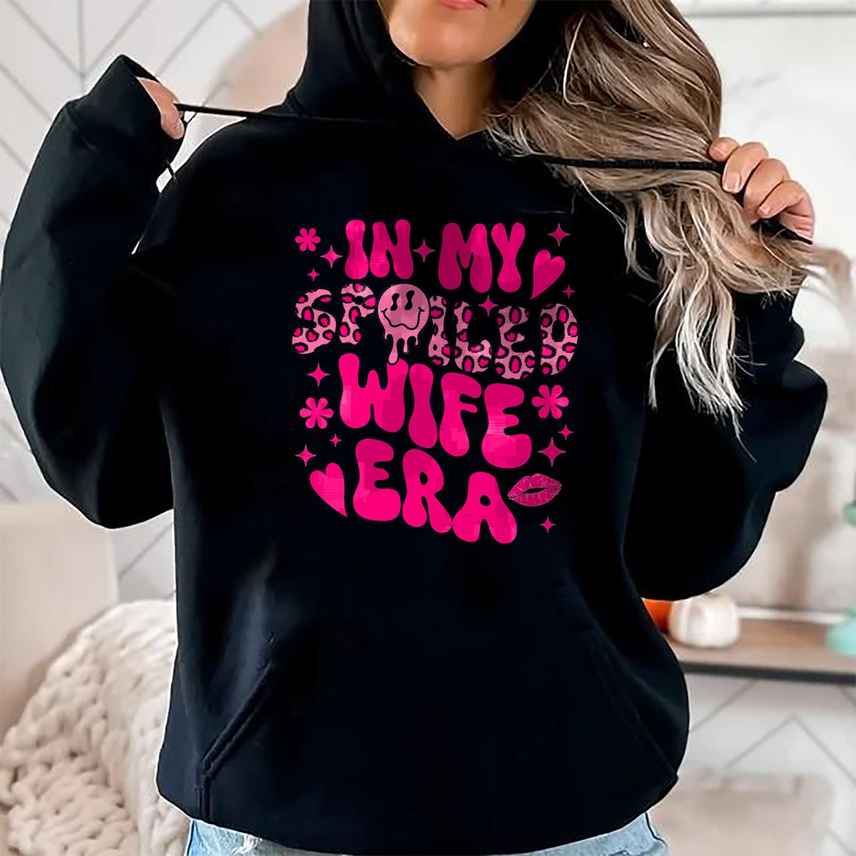 Best Wife Shirt, Wife and Husband Unisex T-Shirt/Hoodie/Sweatshirt HLT00 - Gift for wife T shirt, spoiled wife   In My Spoiled Wife Era T-Shirt (1)