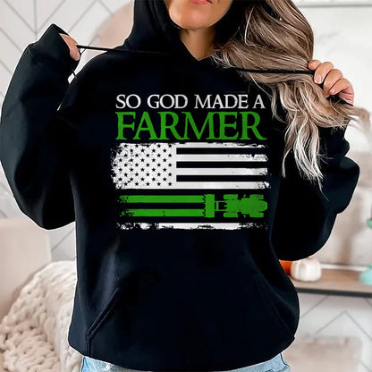 Best Farmer Life Shirt, Funny Farmer UnisexT-Shirt/Hoodie/Sweatshirt HLT00 - So God Made A Farmer, Farming Farmer T-Shirt