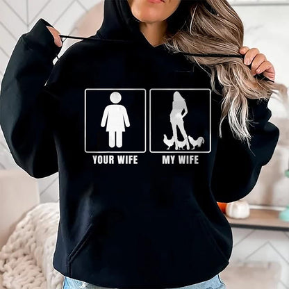 Best Farmer Life Shirt, Funny Farmer UnisexT-Shirt/Hoodie/Sweatshirt HLT00 - Your Wife My Wife Farmer Tshirt  Farm Life Husband Gift T-Shirt