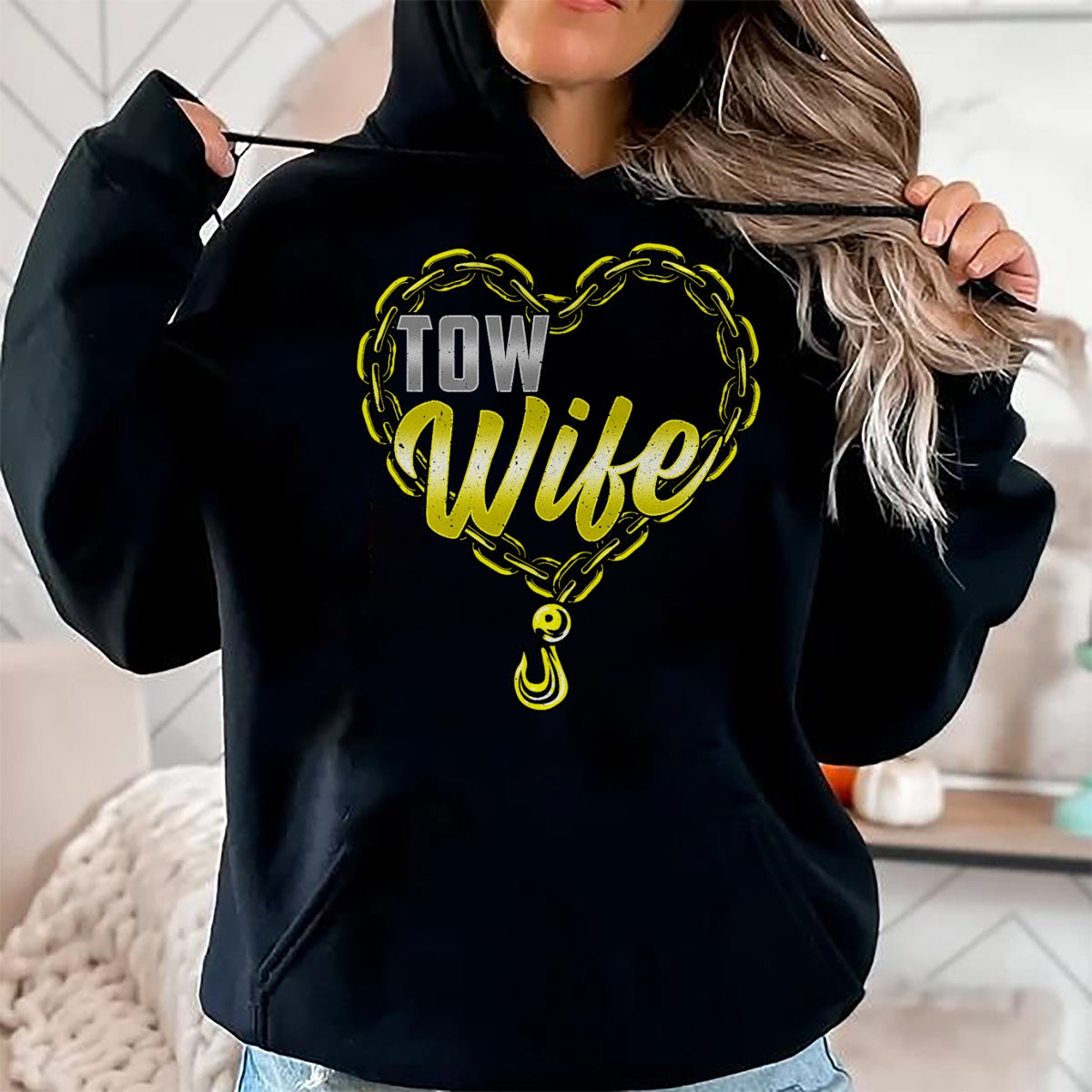 Best Truck Driver Life Shirt, Funny Trucker UnisexT-Shirt/Hoodie/Sweatshirt HLT00 - Tow Wife Tow Truck Driver Wife Tow Trucker T-Shirt