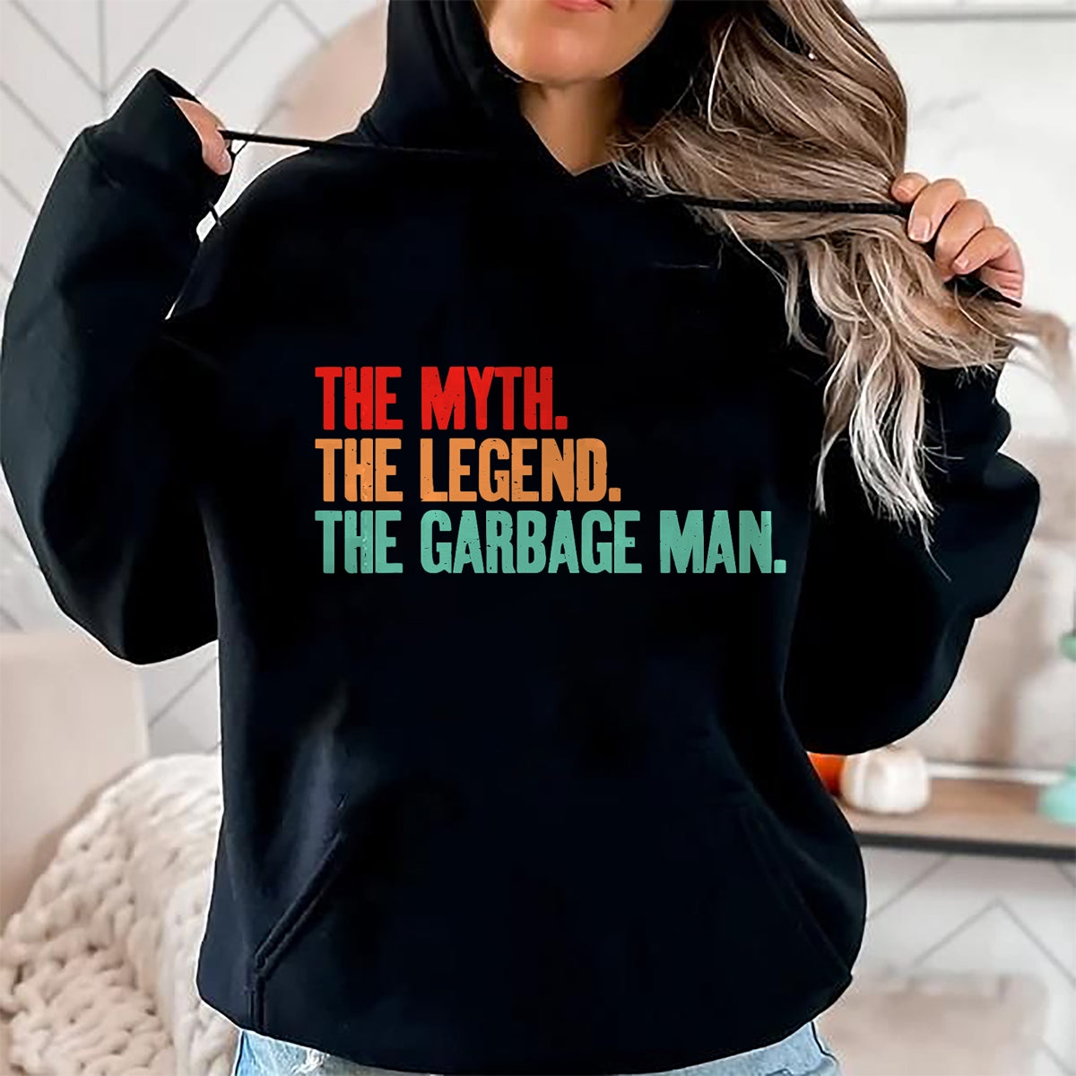 Best Truck Driver Life Shirt, Funny Trucker UnisexT-Shirt/Hoodie/Sweatshirt HLT00 -The Myth The Legend The Garbage Man T-Shirt