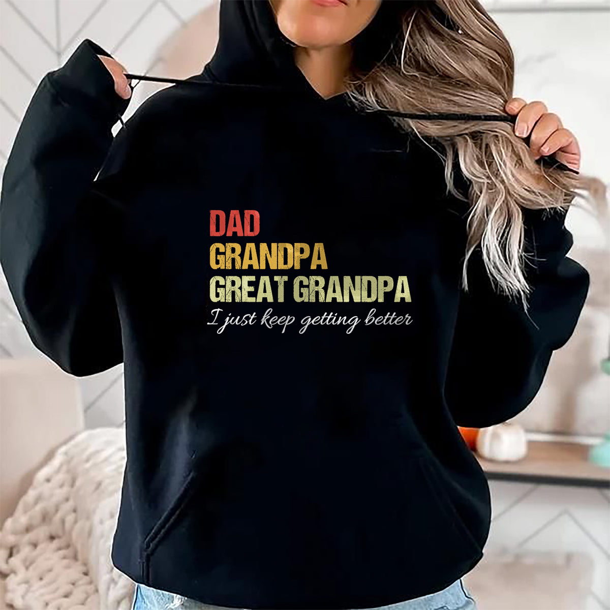 Best Grandpa Shirt, Proud Grandpa Unisex T-Shirt/Hoodie/Sweatshirt HLT00 - Fathers Day From Wife son kids Dad Grandpa Great Grandpa T-Shirt