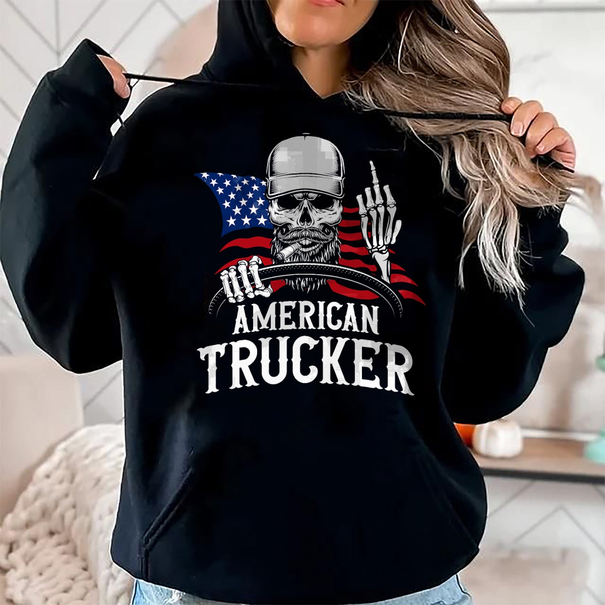 Best Truck Driver Life Shirt, Funny Trucker UnisexT-Shirt/Hoodie/Sweatshirt HLT00 - American Trucker for Patriotic Truck Driver T-Shirt