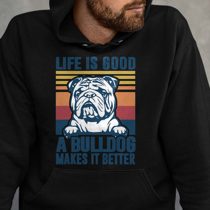 Dog Love Shirt, Dog Lover Gift T-Shirt/Hoodie/Sweatshirt HLT00 - Bulldog Gifts For Women Men Dog Dad Dog Mom English Bulldog T-Shirt