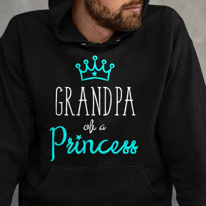 Best Grandpa Shirt, Proud Grandpa Unisex T-Shirt/Hoodie/Sweatshirt HLT00 - Grandpa Granddaughter Shirts Matching Set King and Princess T-Shirt