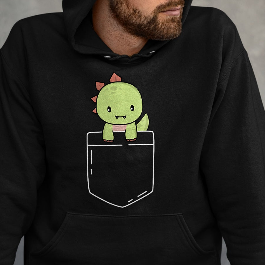 Best Dinosaur Lover Shirt, Funny Dinosaur UnisexT-Shirt/Hoodie/Sweatshirt HLT00 - Cute T-Rex In Pocket Tyrannosaurus Rex Kawaii Dinosaur Lover T-Shirt