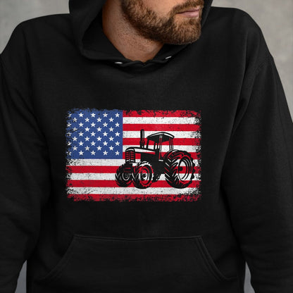 Best Farmer Life Shirt, Funny Farmer UnisexT-Shirt/Hoodie/Sweatshirt HLT00 - Farm Tractors USA Flag Patriotic Farming Gift Men Women Boys T-Shirt