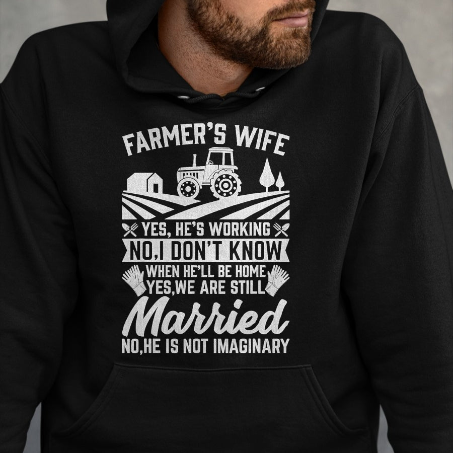 Best Farmer Life Shirt, Funny Farmer UnisexT-Shirt/Hoodie/Sweatshirt HLT00 - Farmers Wife Farming Women Farmer Tractor Married T-Shirt