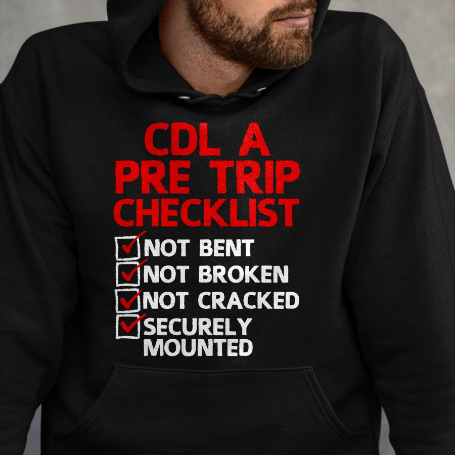 Best Truck Driver Life Shirt, Funny Trucker UnisexT-Shirt/Hoodie/Sweatshirt HLT00 - Cool CDL Trucker Art for Men Women Trucking CDL Truck Driver T-Shirt