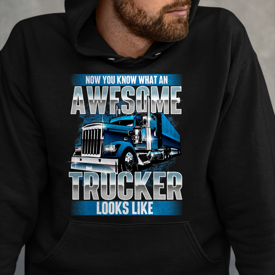 Best Truck Driver Life Shirt, Funny Trucker UnisexT-Shirt/Hoodie/Sweatshirt HLT00 - Awesome Trucker - Semi Truck Driver Trucking Big Rig Trucker T-Shirt