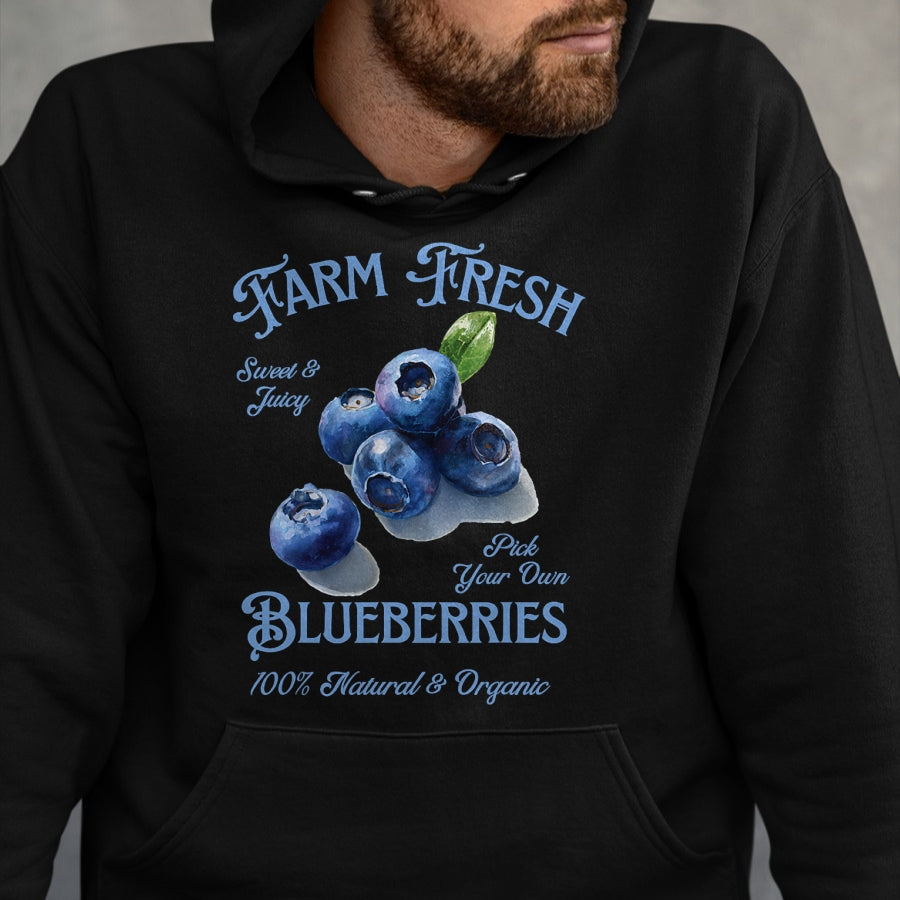 Best Farmer Life Shirt, Funny Farmer UnisexT-Shirt/Hoodie/Sweatshirt HLT00 - Blueberries T-Shirt