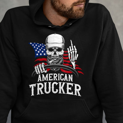 Best Truck Driver Life Shirt, Funny Trucker UnisexT-Shirt/Hoodie/Sweatshirt HLT00 - American Trucker for Patriotic Truck Driver T-Shirt