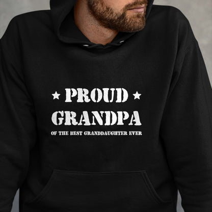 Best Grandpa Shirt, Proud Grandpa Unisex T-Shirt/Hoodie/Sweatshirt HLT00 - Proud Grandpa of the best granddaughter ever tshirt
