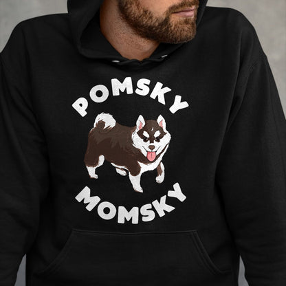 Dog Love Shirt, Dog Lover Gift T-Shirt/Hoodie/Sweatshirt HLT00 - Pomsky Momsky for Dog Pet Mom T-Shirt