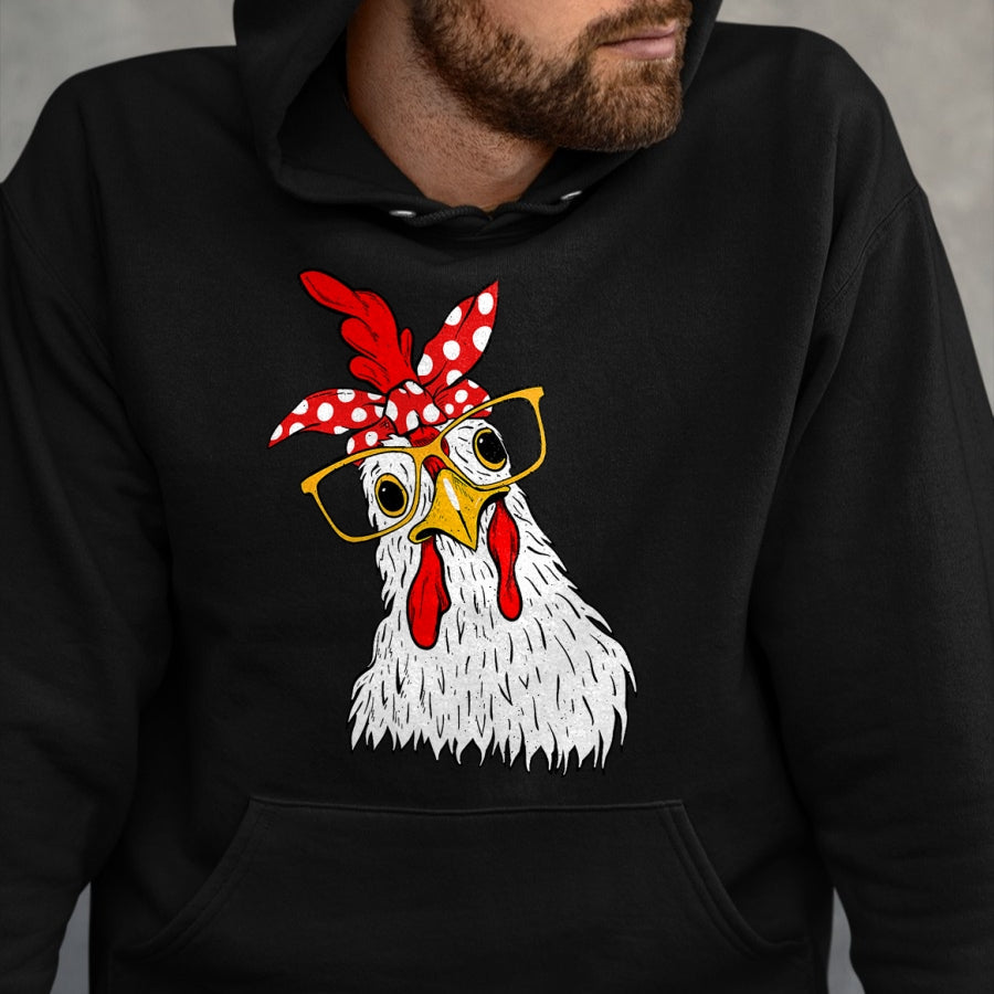 Best Farmer Life Shirt, Funny Farmer UnisexT-Shirt/Hoodie/Sweatshirt HLT00 - Chicken Bandana Girl - Poultry Owner Rancher Farmer Backyard T-Shirt