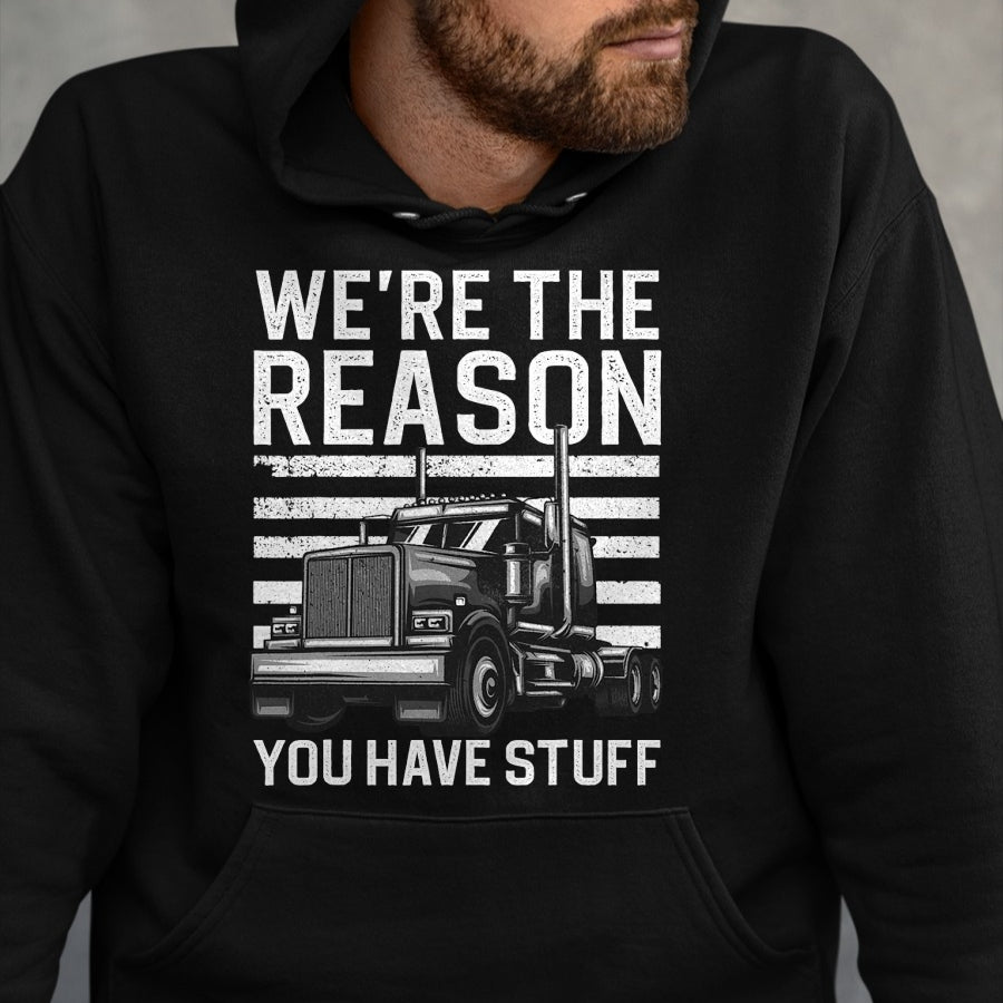 Best Truck Driver Life Shirt, Funny Trucker UnisexT-Shirt/Hoodie/Sweatshirt HLT00 - Funny Trucker Design For Men Women Semi Truck Driver Lover T-Shirt (1)