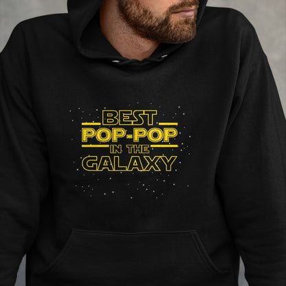 Best Grandpa Shirt, Proud Grandpa Unisex T-Shirt/Hoodie/Sweatshirt HLT00 - Grandpa Pop-Pop Shirt Gift, Best Pop-Pop in the Galaxy T-Shirt