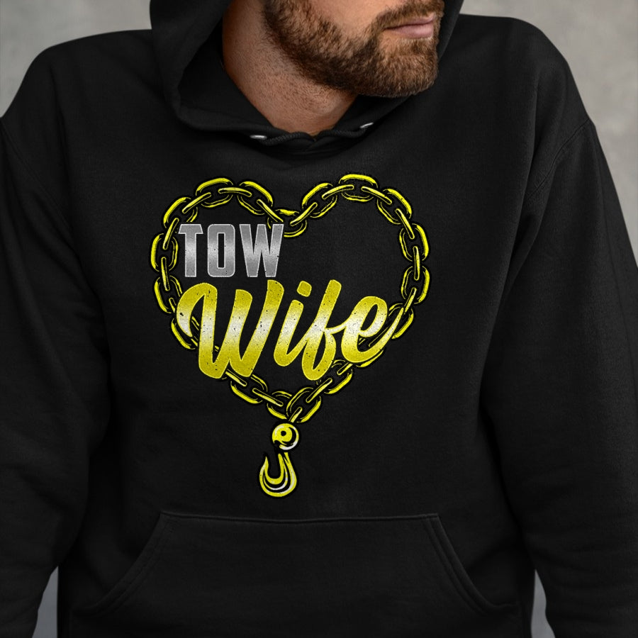 Best Truck Driver Life Shirt, Funny Trucker UnisexT-Shirt/Hoodie/Sweatshirt HLT00 - Tow Wife Tow Truck Driver Wife Tow Trucker T-Shirt
