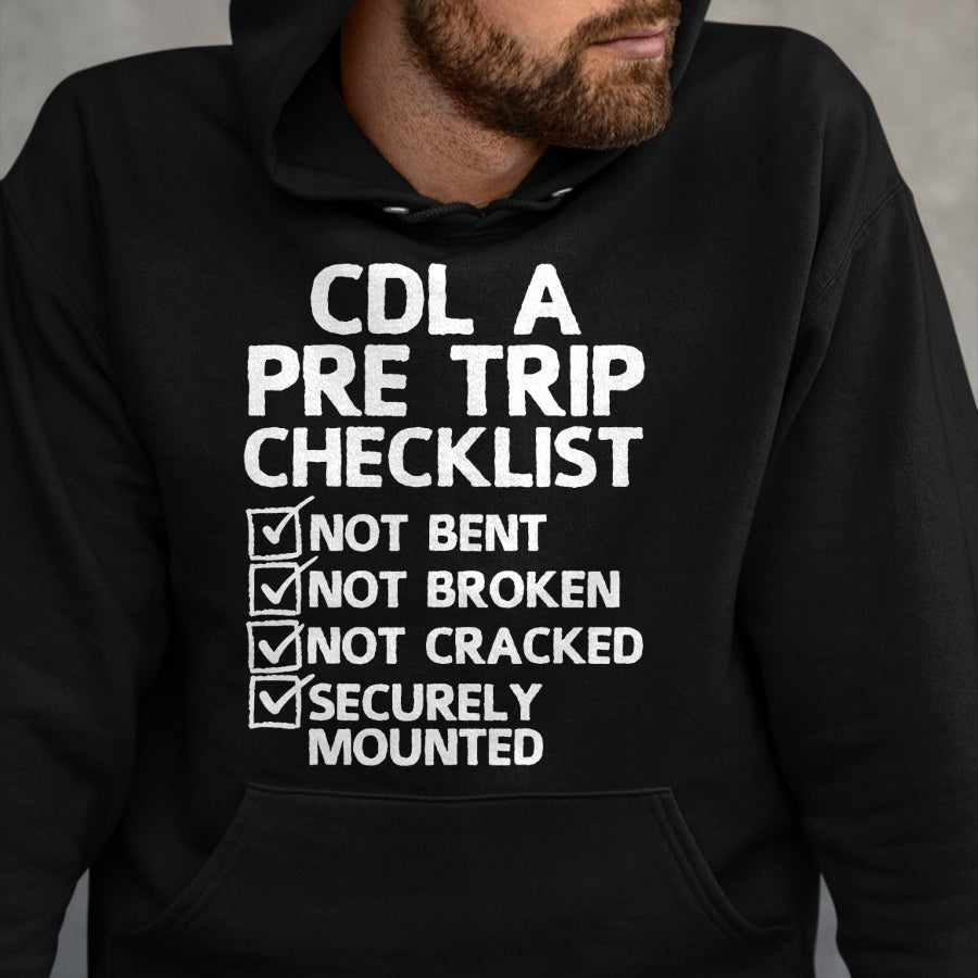 Best Truck Driver Life Shirt, Funny Trucker UnisexT-Shirt/Hoodie/Sweatshirt HLT00 - Cool CDL Trucker Art For Men Women Trucking CDL Truck Driver T-Shirt (2)