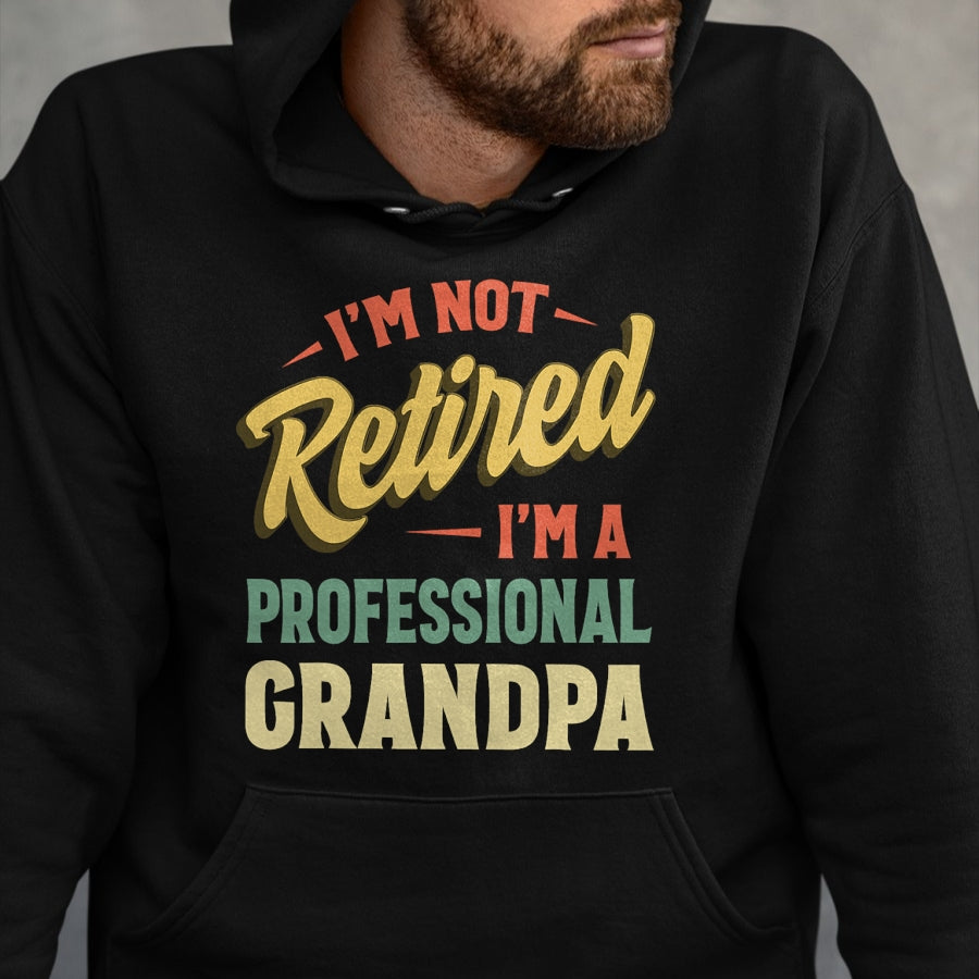 Best Grandpa Shirt, Proud Grandpa Unisex T-Shirt/Hoodie/Sweatshirt HLT00 - Grandpa For Men Funny Fathers Day Retired Grandpa T-Shirt