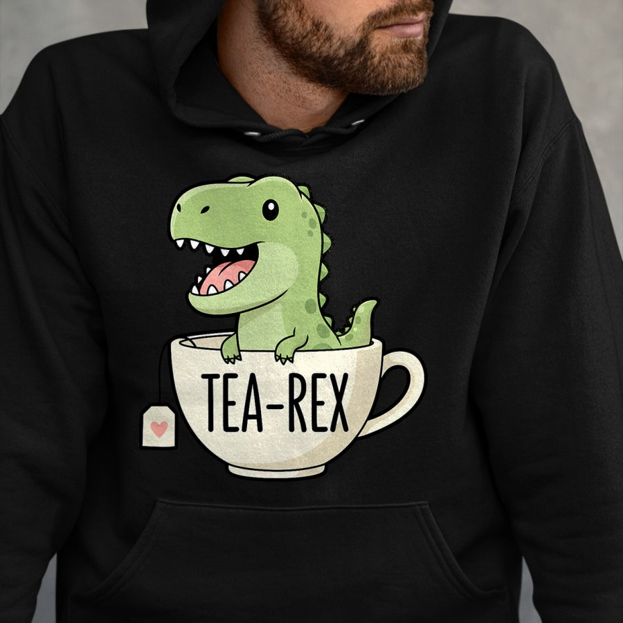 Best Dinosaur Lover Shirt, Funny Dinosaur UnisexT-Shirt/Hoodie/Sweatshirt HLT00 - Tea Rex Dinosaur Funny Cartoon T-Shirt