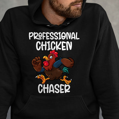 Best Farmer Life Shirt, Funny Farmer UnisexT-Shirt/Hoodie/Sweatshirt HLT00 - Professional Chicken Chaser Funny Farm Farmer Kids Running T-Shirt
