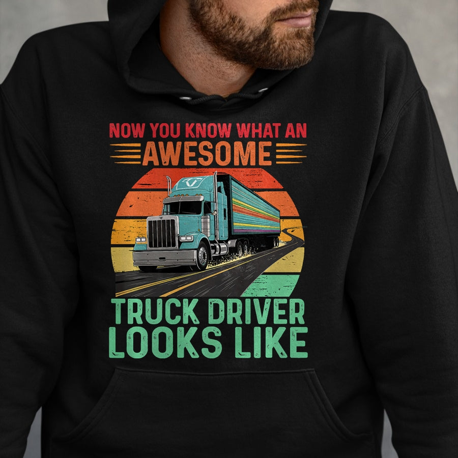 Best Truck Driver Life Shirt, Funny Trucker UnisexT-Shirt/Hoodie/Sweatshirt HLT00 - Awesome Truck driver Trucker Design For Men Truck Driver Premium Tri-blend T-Shirt