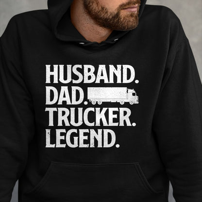Best Truck Driver Life Shirt, Funny Trucker UnisexT-Shirt/Hoodie/Sweatshirt HLT00 - Funny Trucker Art for Truck Driver Husband Men Dad Trucking T-Shirt Small