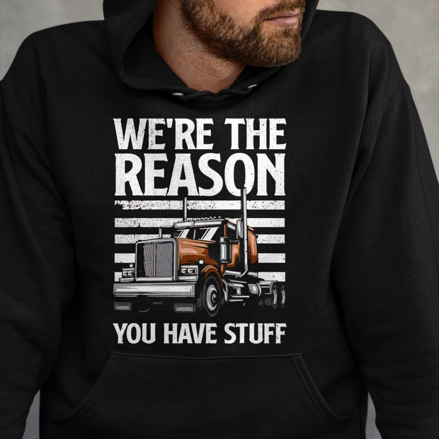 Best Truck Driver Life Shirt, Funny Trucker UnisexT-Shirt/Hoodie/Sweatshirt HLT00 - Funny Trucker Design for Men Big Rig Trucker Truck Driver T-Shirt, Men, Black, Small