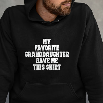 Best Grandpa Shirt, Proud Grandpa Unisex T-Shirt/Hoodie/Sweatshirt HLT00 - Grandpa and Grandma Funny Shirt from Granddaughter T-Shirt