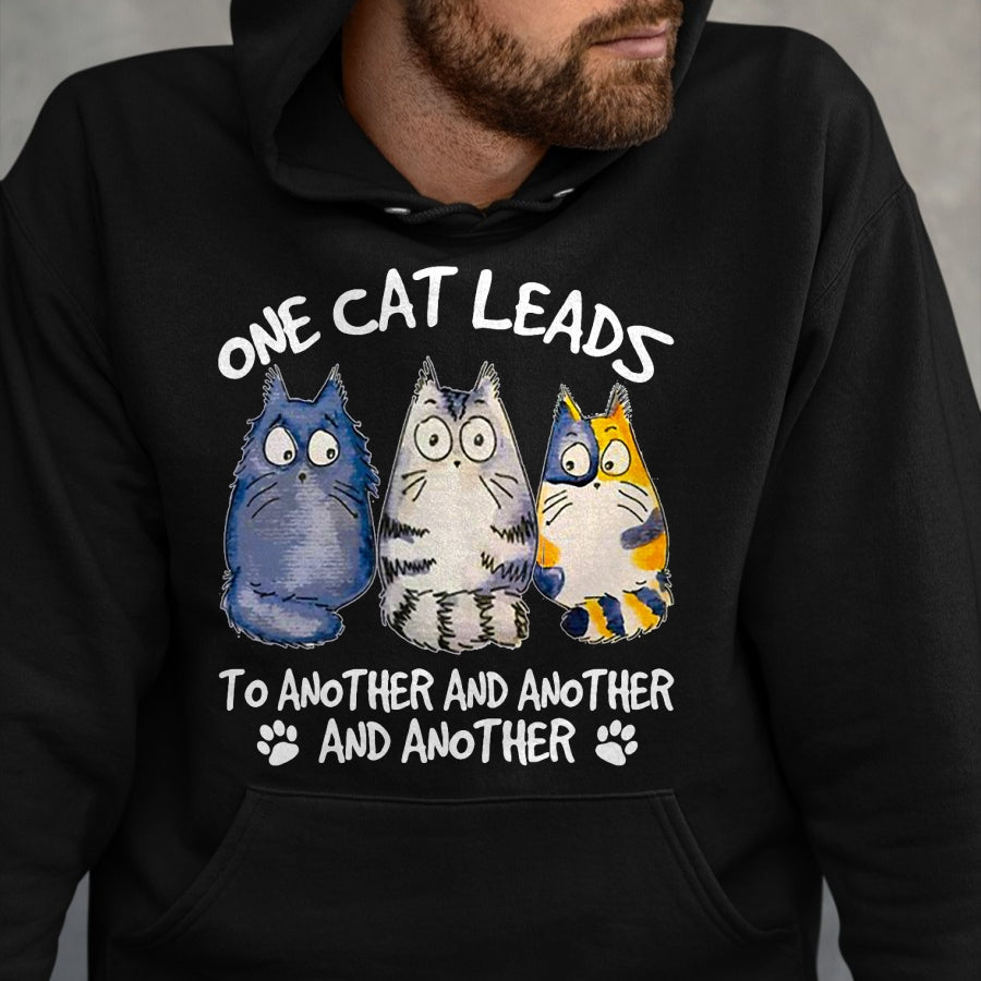 Cat Love Shirt, Funny Cat Lover Gift UnisexT-Shirt/Hoodie/Sweatshirt HLT00 - Funny Cat Design Cat Lover Kitten Cat T-Shirt