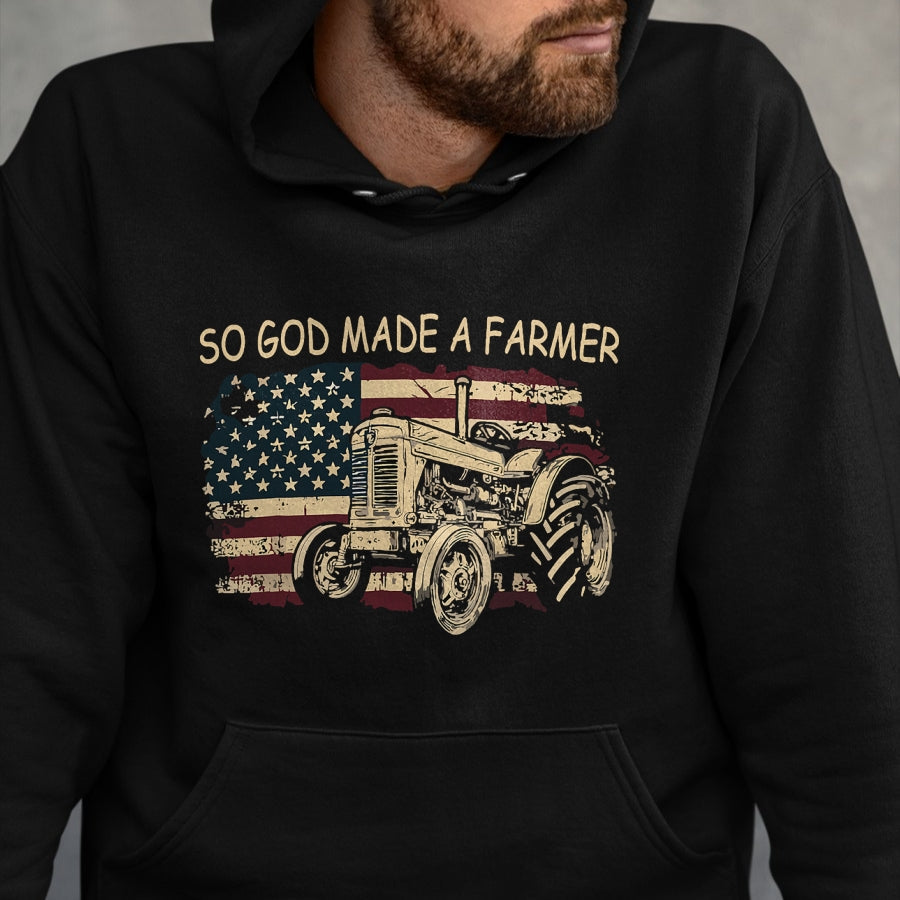 Best Farmer Life Shirt, Funny Farmer UnisexT-Shirt/Hoodie/Sweatshirt HLT00 - So God Made A Farmer, Farming Farmer T-Shirt (1)
