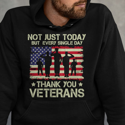 Proud Veteran Shirt, Funny Veteran UnisexT-Shirt/Hoodie/Sweatshirt HLT00 - Honoring All Who Served Thank You Veterans American Flag Men T-Shirt