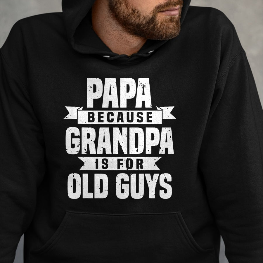 Best Grandpa Shirt, Proud Grandpa Unisex T-Shirt/Hoodie/Sweatshirt HLT00 - Funny Papa Art For Grandpa Men Dad Grandfather Father's Day T-Shirt