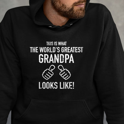 Best Grandpa Shirt, Proud Grandpa Unisex T-Shirt/Hoodie/Sweatshirt HLT00 - World's greatest Grandpa T-Shirt