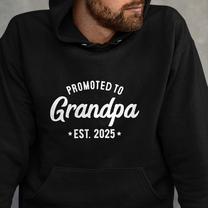 Best Grandpa Shirt, Proud Grandpa Unisex T-Shirt/Hoodie/Sweatshirt HLT00 - Promoted to Grandpa 2025 Soon to Be Grandfather New Grandpa T-Shirt
