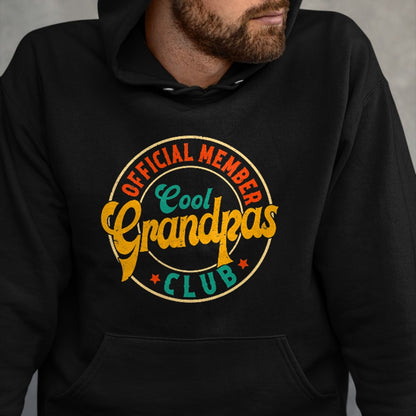 Best Grandpa Shirt, Proud Grandpa Unisex T-Shirt/Hoodie/Sweatshirt HLT00 - Cool Grandpas Club Official Member Father's Day T-Shirt