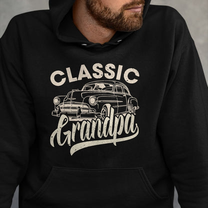 Best Grandpa Shirt, Proud Grandpa Unisex T-Shirt/Hoodie/Sweatshirt HLT00 -Classic Grandpa Funny Saying Car Lover Men Dad Papa Grandpa T-Shirt
