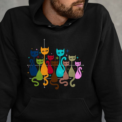 Cat Love Shirt, Funny Cat Lover Gift UnisexT-Shirt/Hoodie/Sweatshirt HLT00 - Classic Art Kitten Lover Vintage Artwork Cute Cat T-Shirt