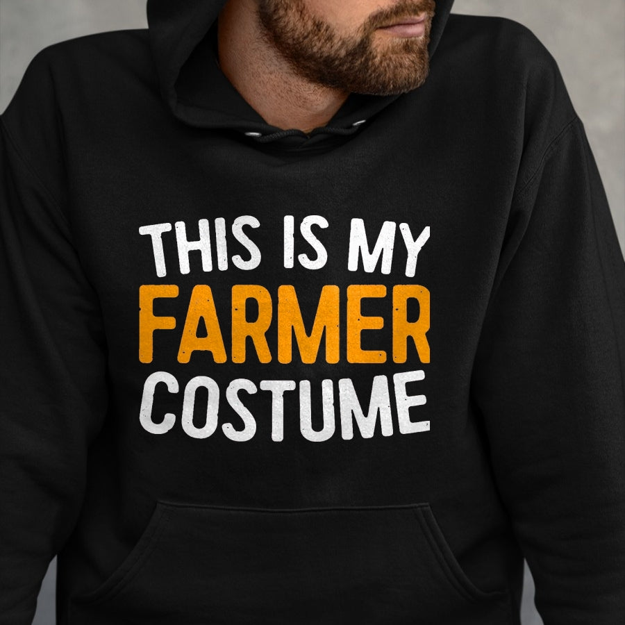 Best Farmer Life Shirt, Funny Farmer UnisexT-Shirt/Hoodie/Sweatshirt HLT00 - This is My Farmer Costume Shirt Adult Kids Farmer Costume T-Shirt, Men, Black, Medium