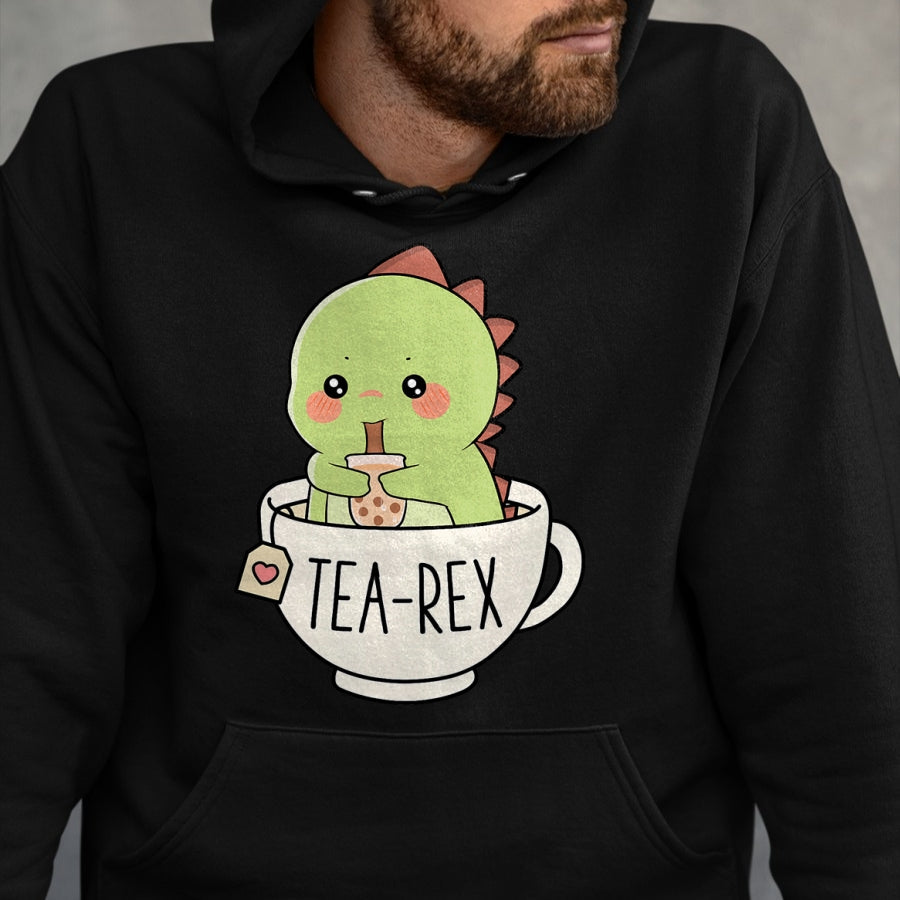 Best Dinosaur Lover Shirt, Funny Dinosaur UnisexT-Shirt/Hoodie/Sweatshirt HLT00 - Boba Tea-Rex Cute T-Rex Dinosaur Lover Kawaii Funny Dino Pun T-Shirt