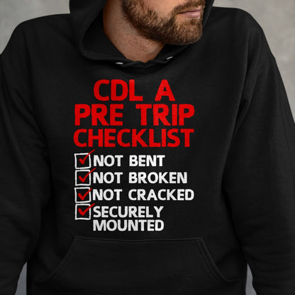 Best Truck Driver Life Shirt, Funny Trucker UnisexT-Shirt/Hoodie/Sweatshirt HLT00 - Cool CDL Trucker Art for Men Women Trucking CDL Truck Driver T-Shirt (4)