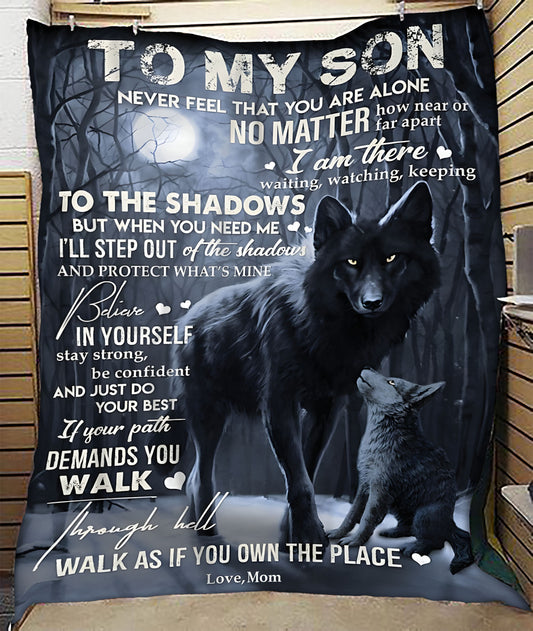 To My Son Blanket- From Mom-HLT00 (SKUB12-74)