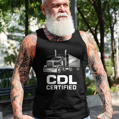 Best Truck Driver Life Shirt, Funny Trucker UnisexT-Shirt/Hoodie/Sweatshirt HLT00 - CDL Certified - Trucker Driver Funny Art T-Shirt