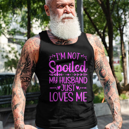 Best Wife Shirt, Wife and Husband Unisex T-Shirt/Hoodie/Sweatshirt HLT00 - Gift for wife T shirt, spoiled wife   Funny Spoiled Wife Art For Women Girls Husband Spoiled Wife Pr (8)