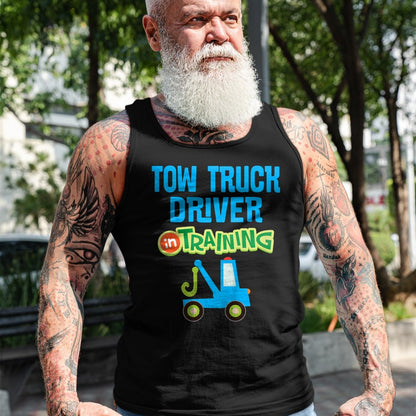 Best Truck Driver Life Shirt, Funny Trucker UnisexT-Shirt/Hoodie/Sweatshirt HLT00 - Kids Future Tow Truck Driver in Training T-Shirt