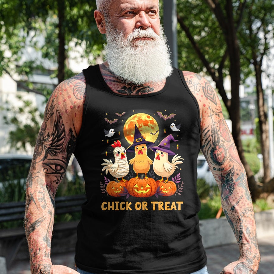 Best Farmer Life Shirt, Funny Farmer UnisexT-Shirt/Hoodie/Sweatshirt HLT00 - Chick or Treat Halloween Chicken Girl Farmer Halloween T-Shirt